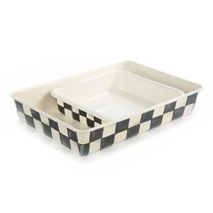 Courtly Check Enamel Baking Pan - 8''