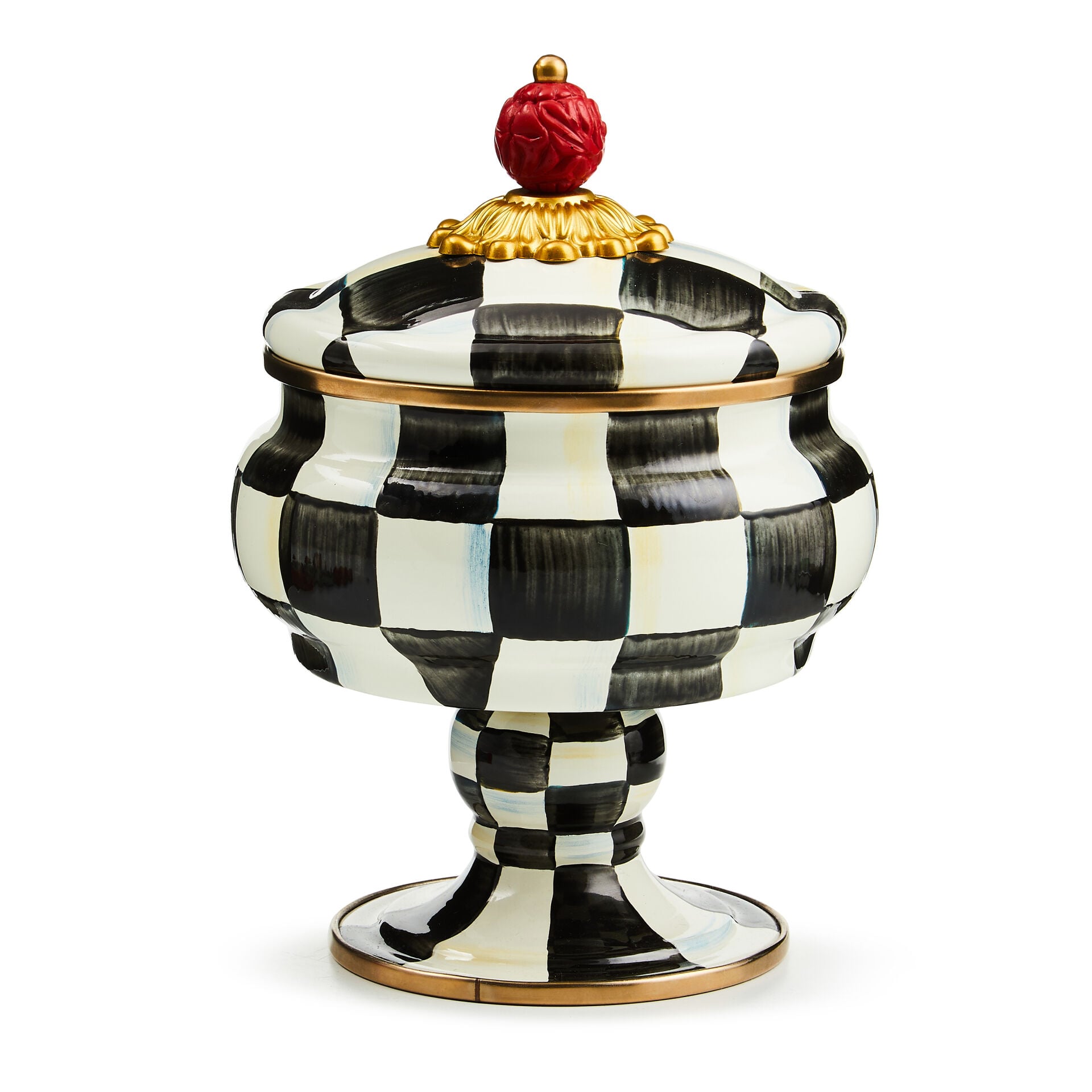 Cheeky2006Dumbo 221番/500体限定 ミニチュアサイズ11cm MacKenzie-ChildsCourtly Check Curiosity Pot