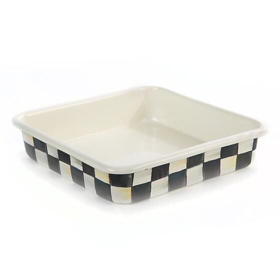 Courtly Check Enamel Baking Pan - 20 cm