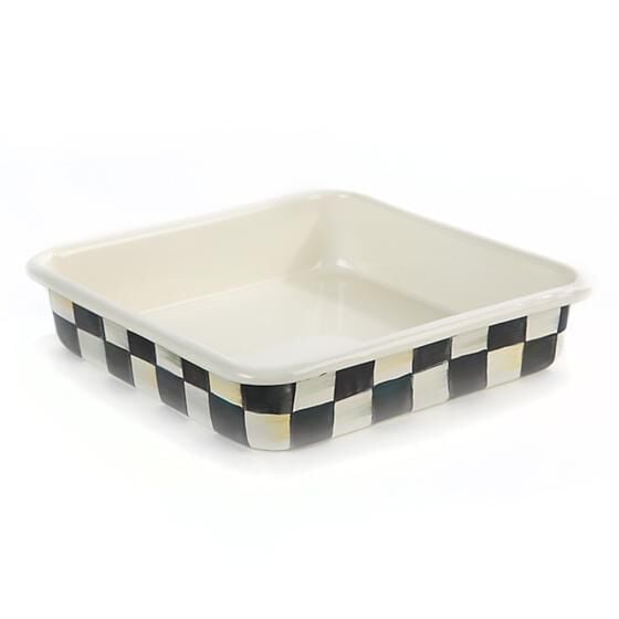 Courtly Check Enamel Baking Pan - 20 cm