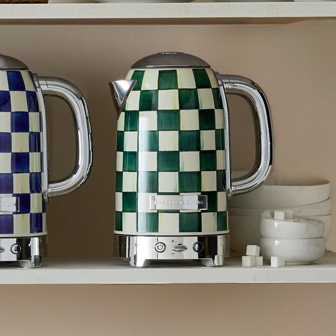 Emerald Check Electric Kettle