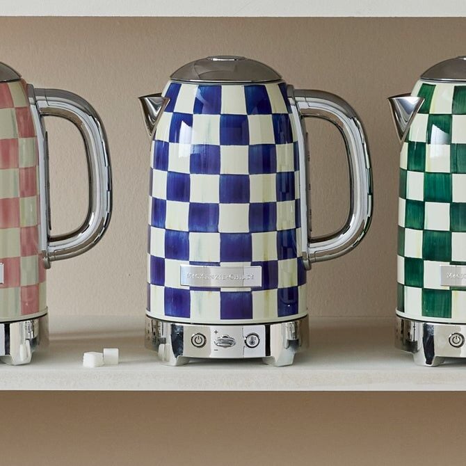 Royal Check Electric Kettle
