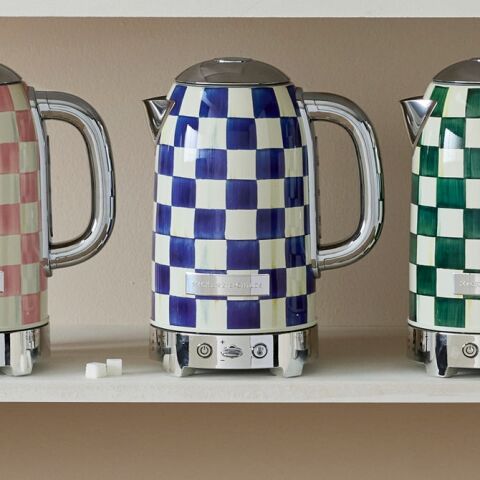 Royal Check Electric Kettle