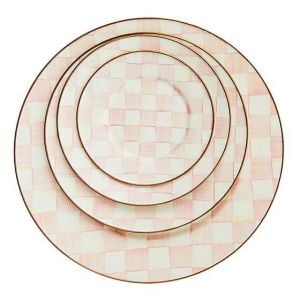 Rosy Check Dinner Plate
