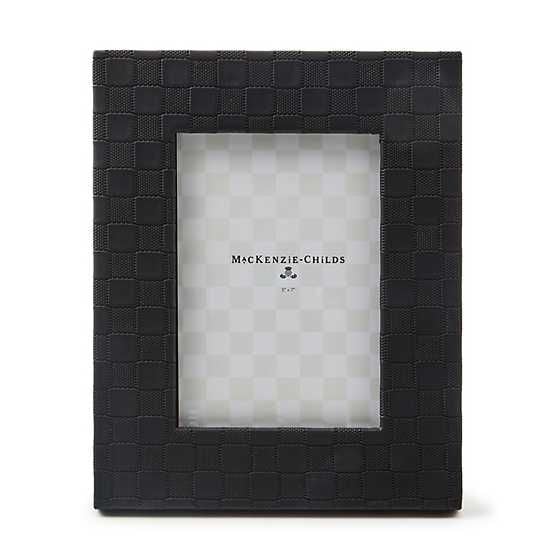 Black Faux Leather 5'' x 7'' Frame