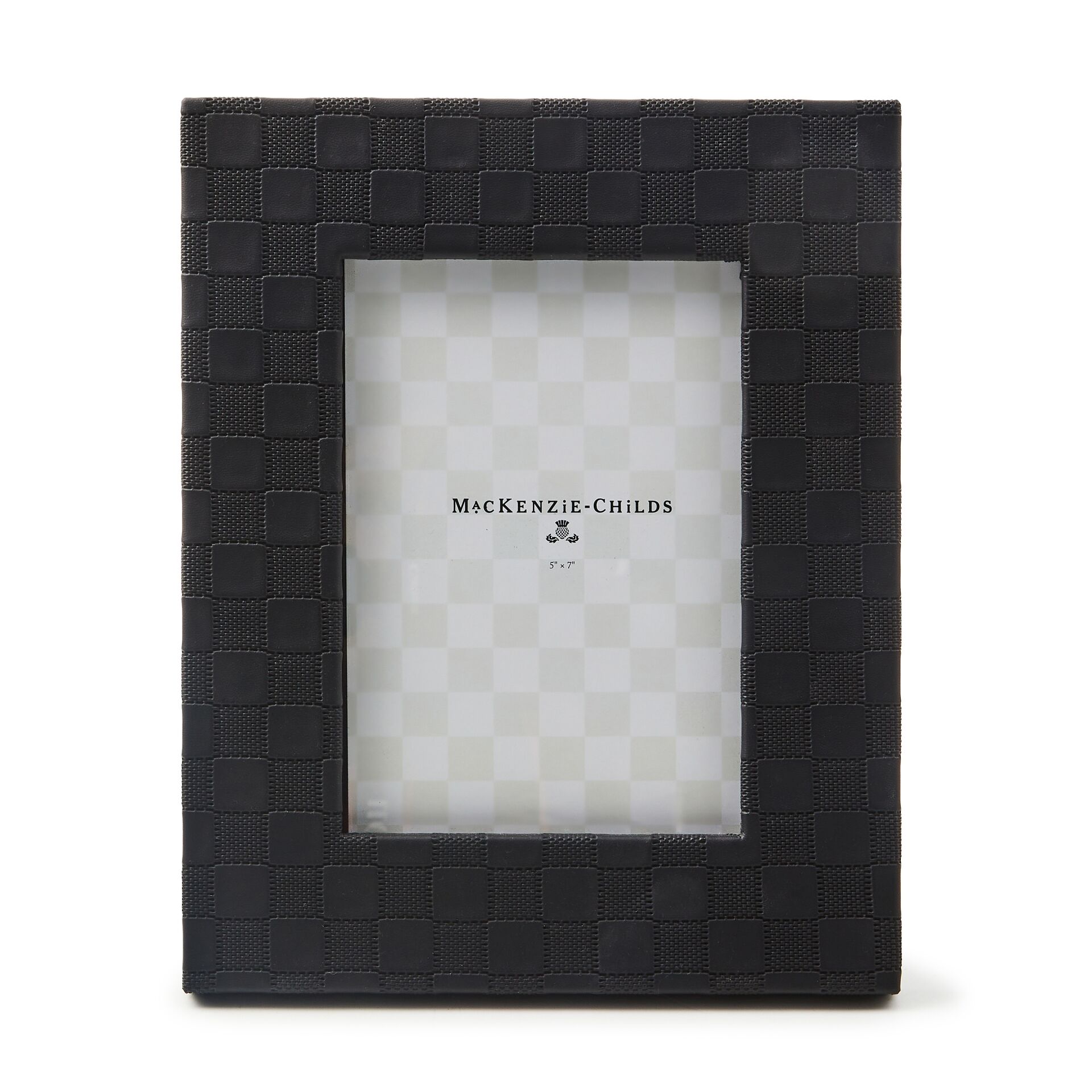 Black Faux Leather 13 cm x 18 cm Frame