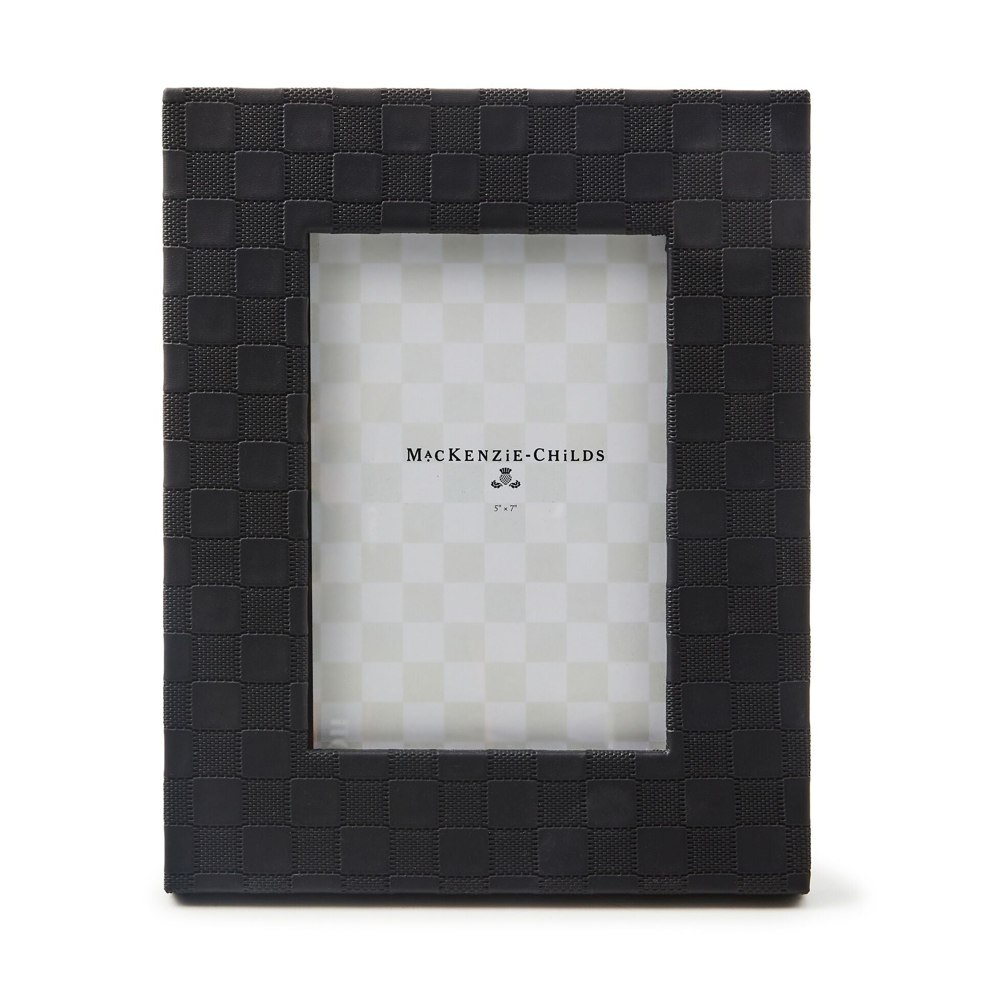 Black Faux Leather 13 cm x 18 cm Frame