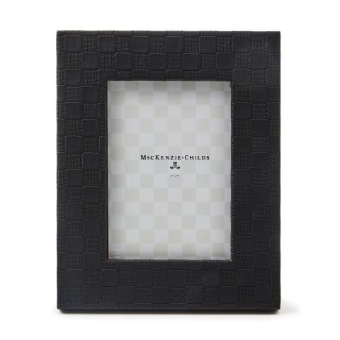 Black Faux Leather 13 cm x 18 cm Frame