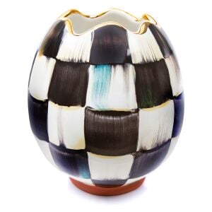 Courtly Check Egg Vase