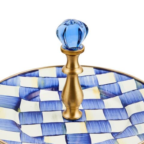 Royal Check Two Tier Sweet Stand