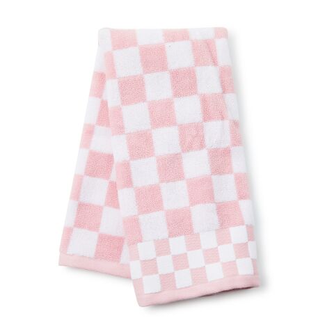 Rosy Check Hand Towel