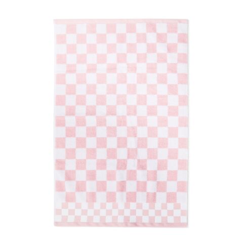 Rosy Check Hand Towel