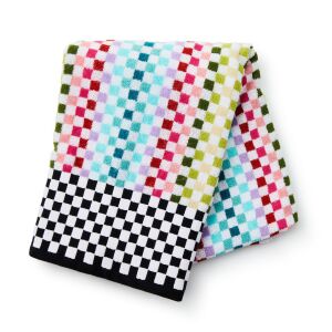 Rainbow Micro Check Bath Towel