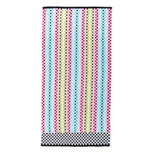 Rainbow Micro Check Bath Towel