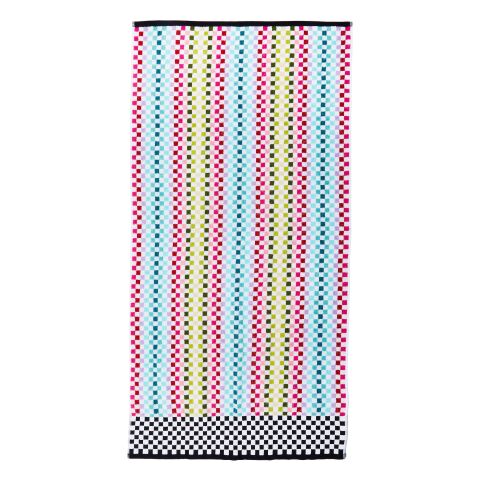 Rainbow Micro Check Bath Towel