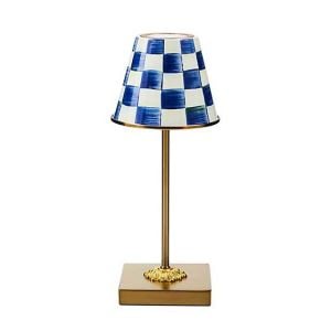 Royal Check LED Rechargeable Cafe Table Lamp