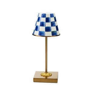 Royal Check LED Rechargeable Cafe Table Lamp