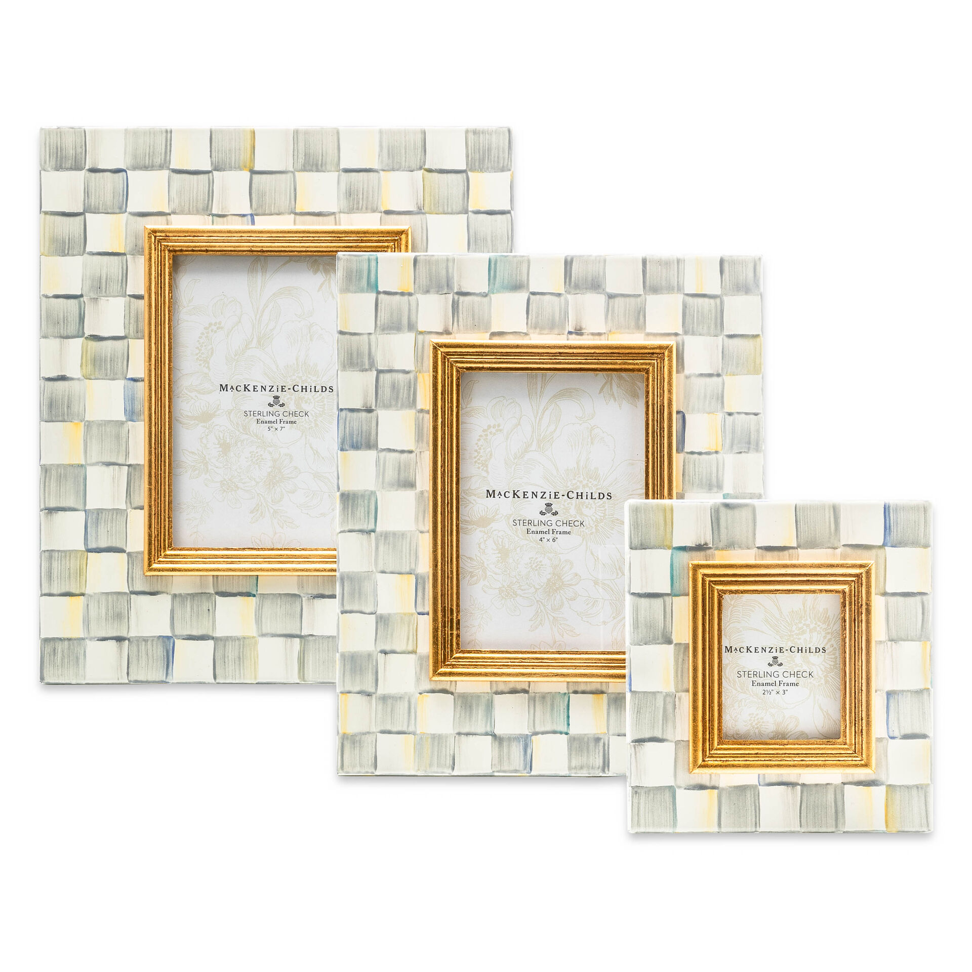Sterling Check 6 x 8 cm Frame