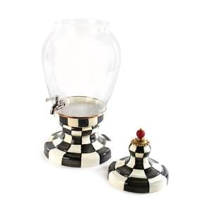 Courtly Check Enamel Beverage Hostess