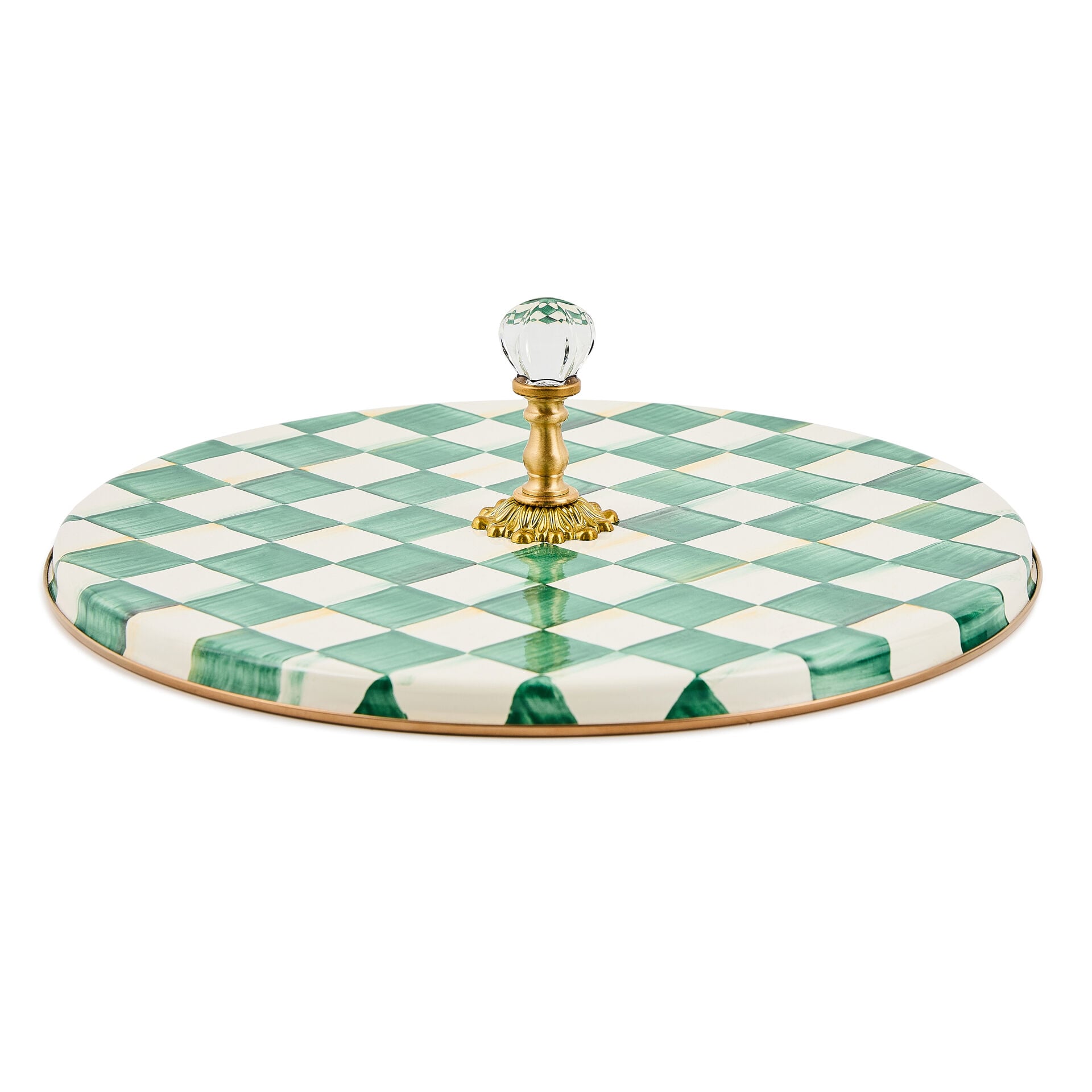 Emerald Check Cheese Course