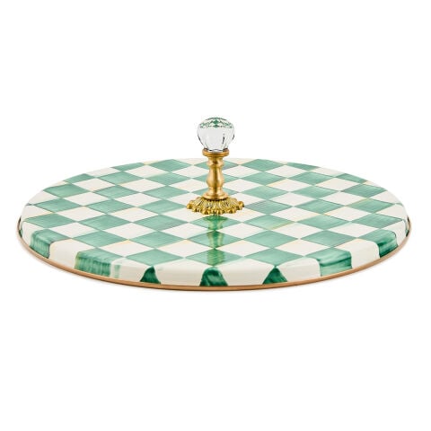 Emerald Check Cheese Course
