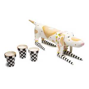 Patience Brewster Rosy Hound Planter