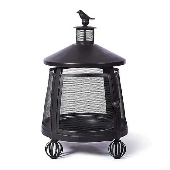 Bird on Ball Chimney Fire Pit