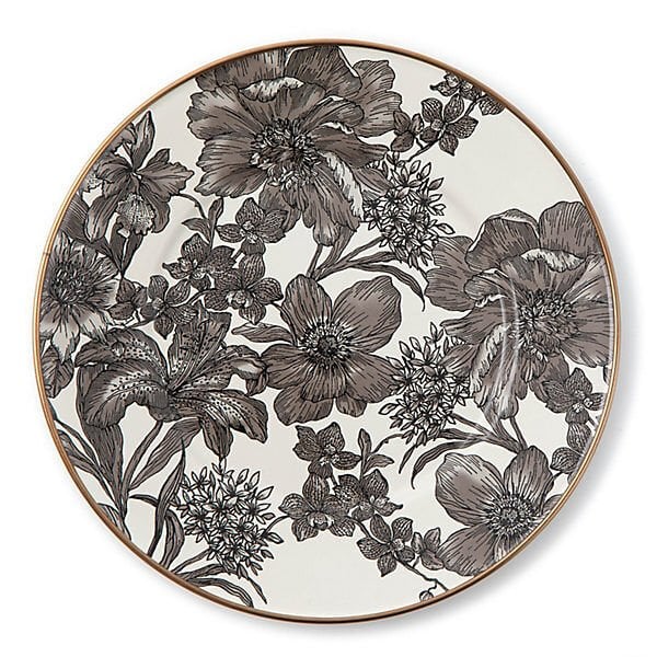 Sterling English Garden Enamel Salad/Dessert Plate
