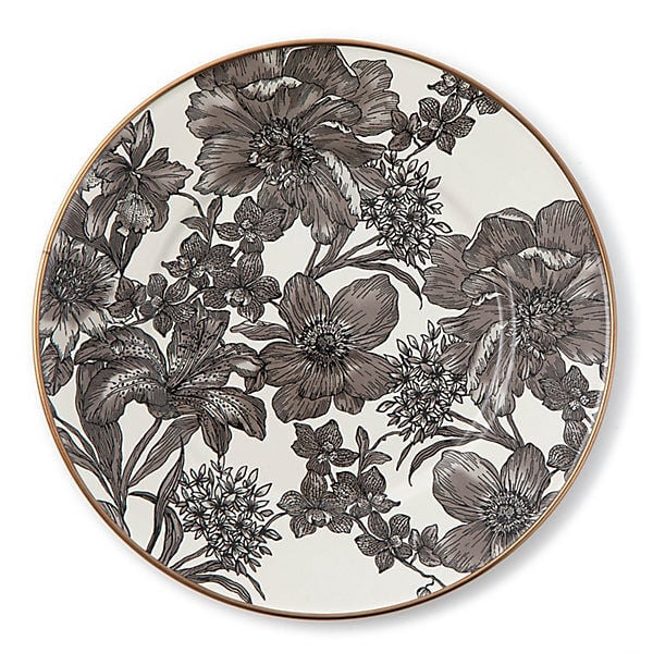 Sterling English Garden Enamel Salad Dessert Plate