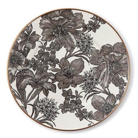 Sterling English Garden Enamel Salad Dessert Plate