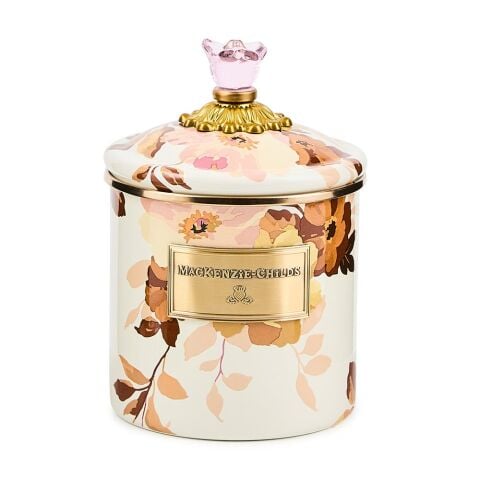 Wild Rose White Small Canister