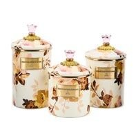 Wild Rose White Small Canister