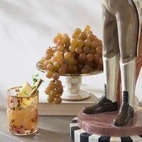 Wild Rose White Mini Pedestal Platter