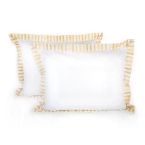 Parchment Stripe Standard Shams - Set of 2