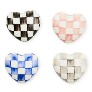 Courtly Check Heart Knob