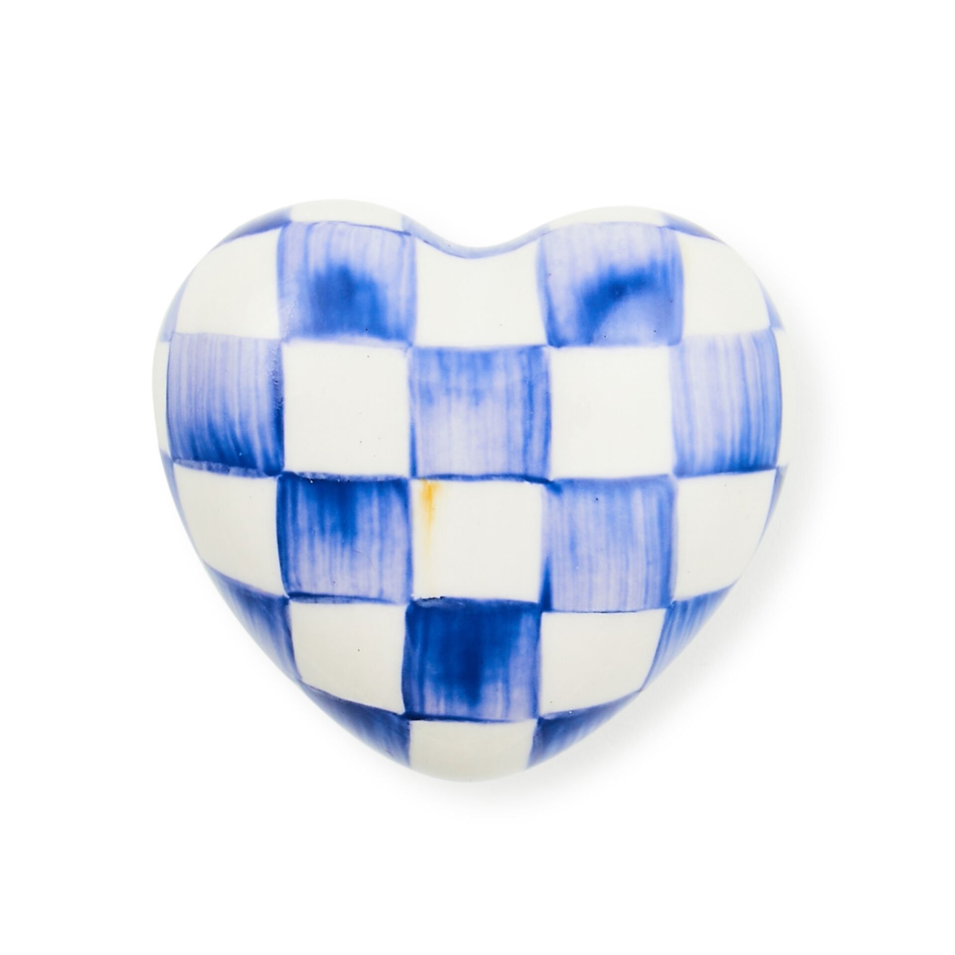 Royal Check Heart Knob
