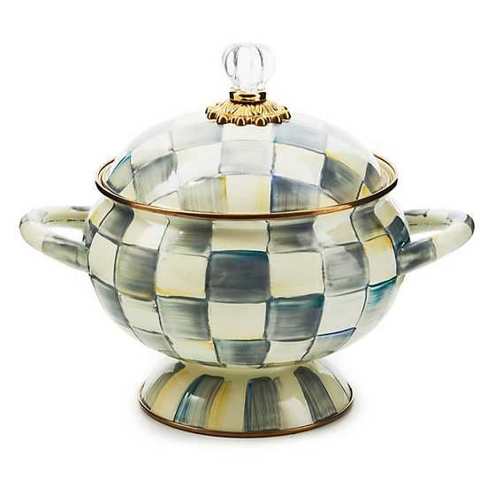 Sterling Check Tureen
