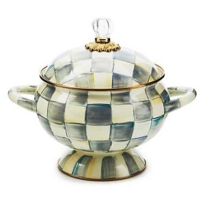 Sterling Check Tureen