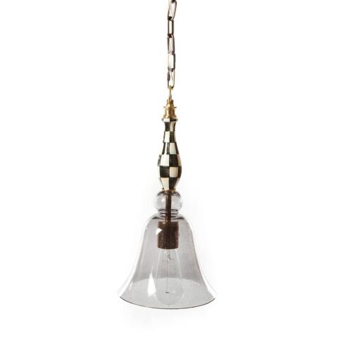 Courtly Small Bell Pendant Lamp - Amber