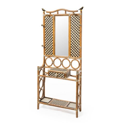 Wild Indoors Rattan Hall Tree