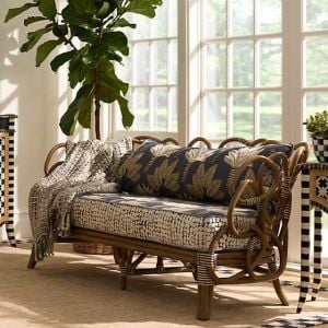 Wild Indoors Rattan Loveseat