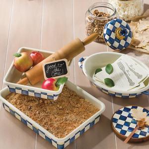 Royal Check Enamel Baking Pan - 8''