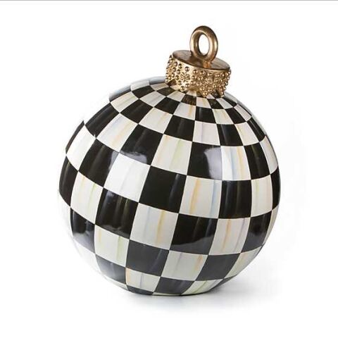 Jolly Courtly Check Outdoor Ornament