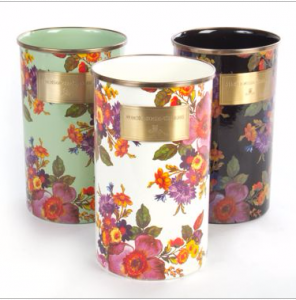 White Flower Market Utensil Holder