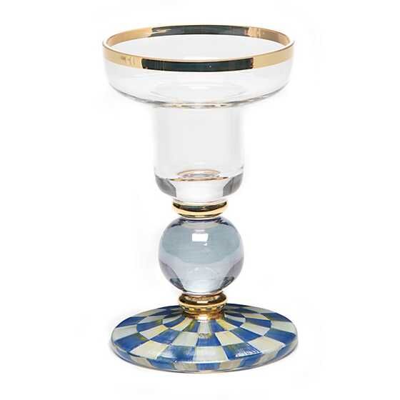 Royal Check Sphere Candlestick - Small