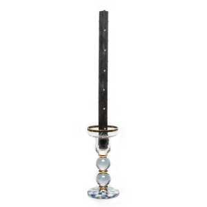 Royal Check Sphere Candlestick - Medium