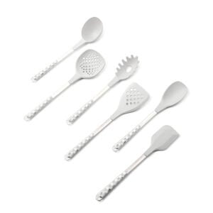 Sterling Check Utensil Caddy Set