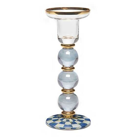 Royal Check Sphere Candlestick - Large