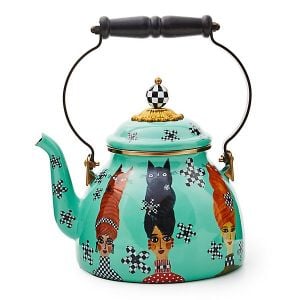 Cat Lady 2 Quart Tea Kettle