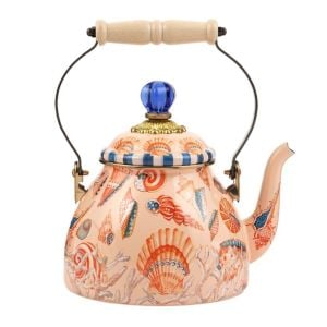 Coastal Shells 2 Quart Tea Kettle